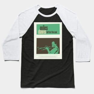 Miles Davis - Minimal Tribute to 'Birth of the Cool' Baseball T-Shirt